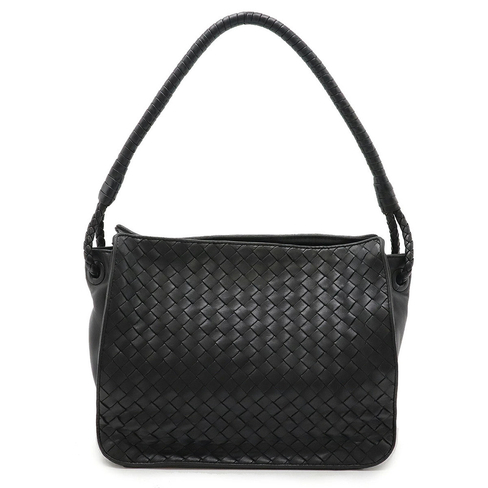 BOTTEGA VENETA Intrecciato Hobo Bag Hobo Leather Black